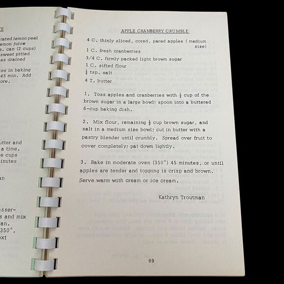 Vtg Cookbook Trinity Lutheran Church Reading PA 1974 Spiral Gourmet Delights - Picture 6 of 6